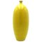Vintage Italian Round Yellow Terracotta Vase, 1970s, Image 1