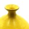 Runde italienische Vintage Vase aus gelber Terrakotta, 1970er 2