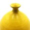 Vintage Italian Round Yellow Terracotta Vase, 1970s 3