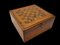 Large Early 20th Century Square Inlaid Wood Chessboard Box, Italy, 1900s 4