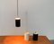 Mid-Century Danish Minimalist Cylinder Metal Pendant Lamps by Eila & John Meiling for Louis Poulsen, Set of 3 17