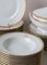 Monogrammed Porcelain Tableware by Richard Ginori, Set of 50 8