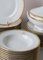 Monogrammed Porcelain Tableware by Richard Ginori, Set of 50, Image 8
