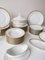 Monogrammed Porcelain Tableware by Richard Ginori, Set of 50 5