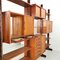 Vintage Mid-Century Teak Double Face Free Standing Bookshelf Library Room Divider by Ico Parisi, 1950s, Image 3