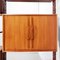 Vintage Mid-Century Teak Double Face Free Standing Bookshelf Library Room Divider by Ico Parisi, 1950s 8