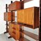 Vintage Mid-Century Teak Double Face Bücherregal Raumteiler von Ico Parisi, 1950er 4