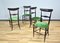 Walnut Campanino Dining Chairs by Giuseppe Gaetano Descalzi for Fratelli Levaggi, 1950s, Set of 4, Image 11