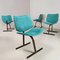 Vintage Italian Dining Chairs from Saporiti Italia, 1980s, Set of 4, Image 3