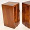 Art Deco Burr Walnut Bedside Cabinets, 1930s, Set of 2 11