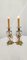 French Bronze and Crystal Chandeliers, 1940s, Set of 2 3