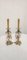 French Bronze and Crystal Chandeliers, 1940s, Set of 2, Image 1