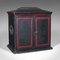 Antique English Victorian Leather Correspondence Box Cabinet from Houghton & Gunn, Image 1