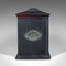 Antique English Victorian Leather Correspondence Box Cabinet from Houghton & Gunn, Image 4
