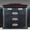 Antique English Victorian Leather Correspondence Box Cabinet from Houghton & Gunn, Image 9