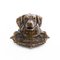 Brass Figurative Inkwell in the Shape of a Dog 1