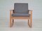 Danish Wool & Beech Armchair, 1970s 6