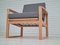 Danish Wool & Beech Armchair, 1970s 5