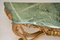 Antiker französischer Konsolentisch aus vergoldetem Holz mit Marmorplatte 5