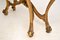 Antique French Giltwood Marble Top Console Table 11