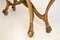 Antique French Giltwood Marble Top Console Table, Image 11