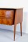 Credenza in noce, marmo di Carrara e ottone, Italia, anni '60, Immagine 6