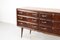 Italienisches Sideboard aus Nussholz & Messing, 1960er 9