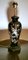 Lampada in porcellana nera dipinta a mano, Francia, Immagine 3