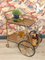 Carrello bar in formica e ottone, anni '60, Immagine 8