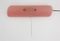 Pink Italian Plastic Wall Lamp, 1950s 1