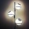 Vintage Space Age Floor Lamp with 3 Glass Lights in the Style of Gino Sarfatti, 1970s 4