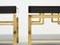 Black Lacquer and Brass 2-Tier Nightstands by Guy Lefevre for Maison Jansen, 1970s, Set of 2 6