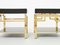 Black Lacquer and Brass 2-Tier Nightstands by Guy Lefevre for Maison Jansen, 1970s, Set of 2 7