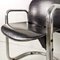 Black Leather Chairs by Tobia & Afra Scarpa for B & B Italia Design, 1970s, Set of 4 6