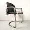 Black Leather Chairs by Tobia & Afra Scarpa for B & B Italia Design, 1970s, Set of 4 1