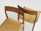 Mid-Century Danish Dining Chairs in Teak with New Fabric, 1960s, Set of 6 12