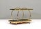 Bar Cart in Brass, Glass and Mirror in the Style of Milo Baughman, 1970s 5