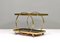 Bar Cart in Brass, Glass and Mirror in the Style of Milo Baughman, 1970s, Image 4