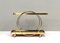 Bar Cart in Brass, Glass and Mirror in the Style of Milo Baughman, 1970s 2