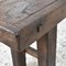 Antique French Workbench Console Table 5