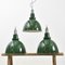 Large Industrial Green Pendant Light from Thorlux 2