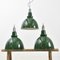 Large Industrial Green Pendant Light from Thorlux, Image 2