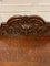 Tavolino vittoriano antico in legno di quercia intagliato, Immagine 14