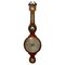 Large Antique George III Mahogany Banjo Barometer, Image 1