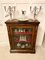 Antique Victorian Figured Walnut Inlaid Display Cabinet 2