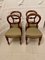 Antique Victorian Mahogany Balloon Back Chairs, Set of 4 4