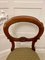 Antique Victorian Mahogany Balloon Back Chairs, Set of 4 6