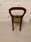 Antique Victorian Mahogany Balloon Back Chairs, Set of 4 7
