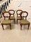 Antique Victorian Mahogany Balloon Back Chairs, Set of 4, Image 3