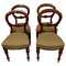 Antique Victorian Mahogany Balloon Back Chairs, Set of 4, Image 1